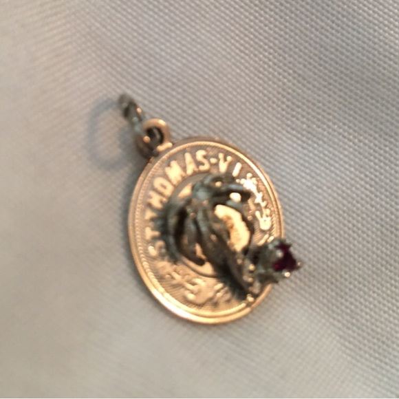 Vintage 925 Sterling Silver St. Thomas Virgin Islands Charm Pendant - Picture 9 of 11